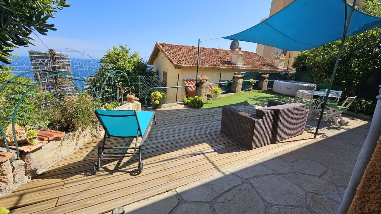 Maison Avec Jardin, Vue Mer Aux Portes De Monaco Beausoleil Eksteriør bilde