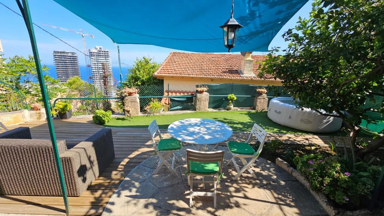Maison Avec Jardin, Vue Mer Aux Portes De Monaco Beausoleil Eksteriør bilde